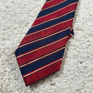 Chick-fil-A Necktie Red Blue Striped Logo Uniform McAlister Square Oobe 55"